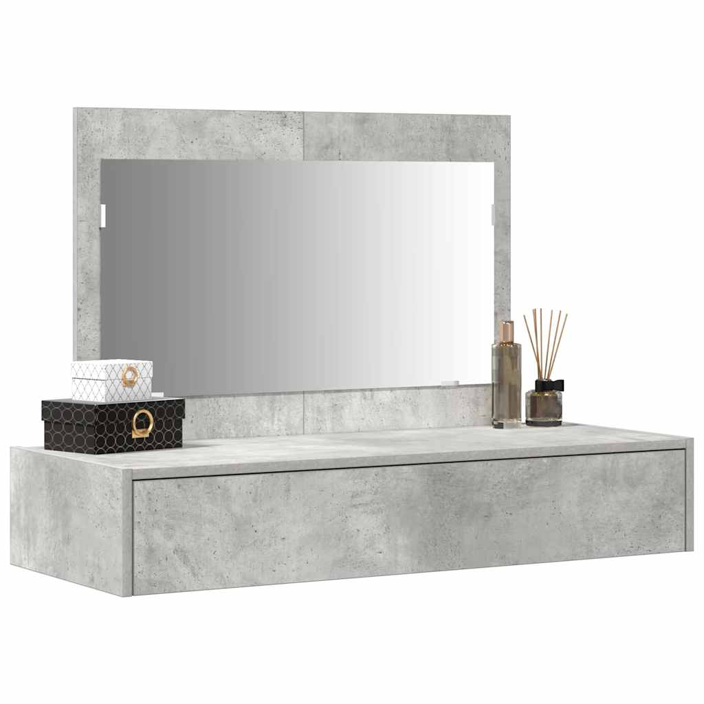 Schminktisch Grau 100 x 40 x 70 cm Holzwerkstoff