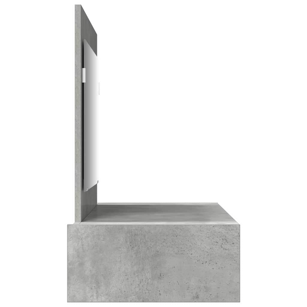 Schminktisch Grau 100 x 40 x 70 cm Holzwerkstoff