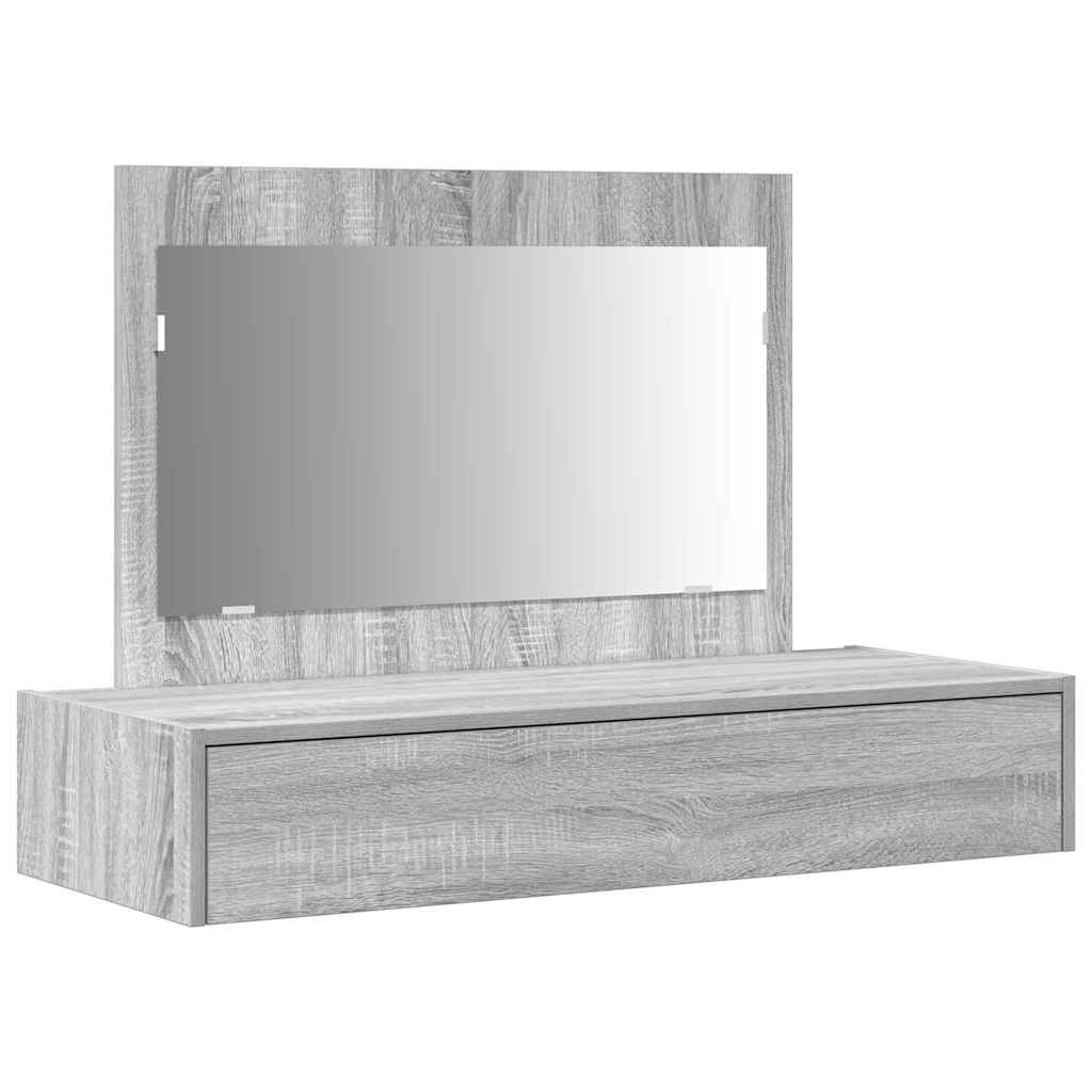 Schminktisch Grau 100 x 40 x 70 cm Holzwerkstoff