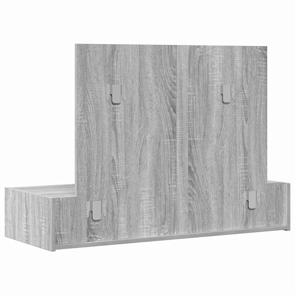Schminktisch Grau 100 x 40 x 70 cm Holzwerkstoff