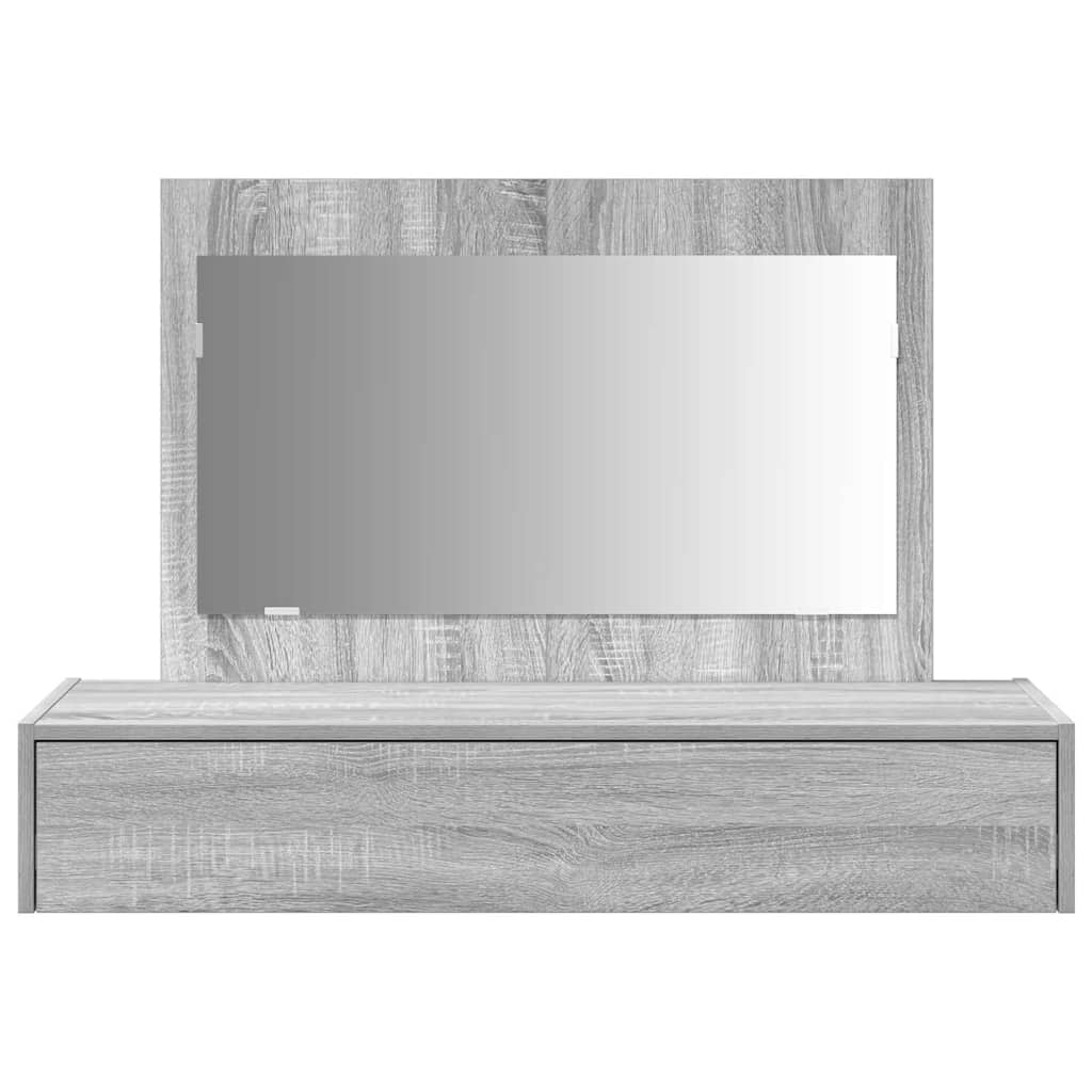 Schminktisch Grau 100 x 40 x 70 cm Holzwerkstoff