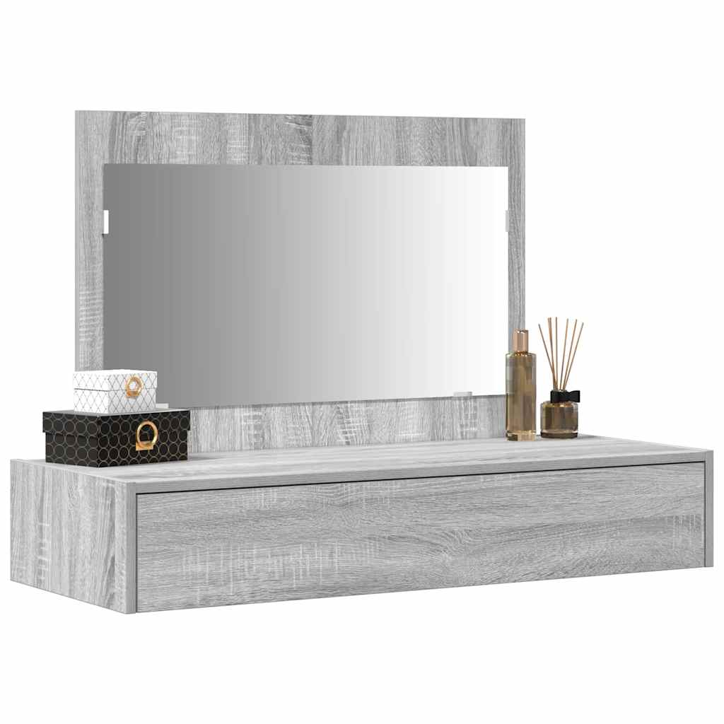 Schminktisch Grau 100 x 40 x 70 cm Holzwerkstoff