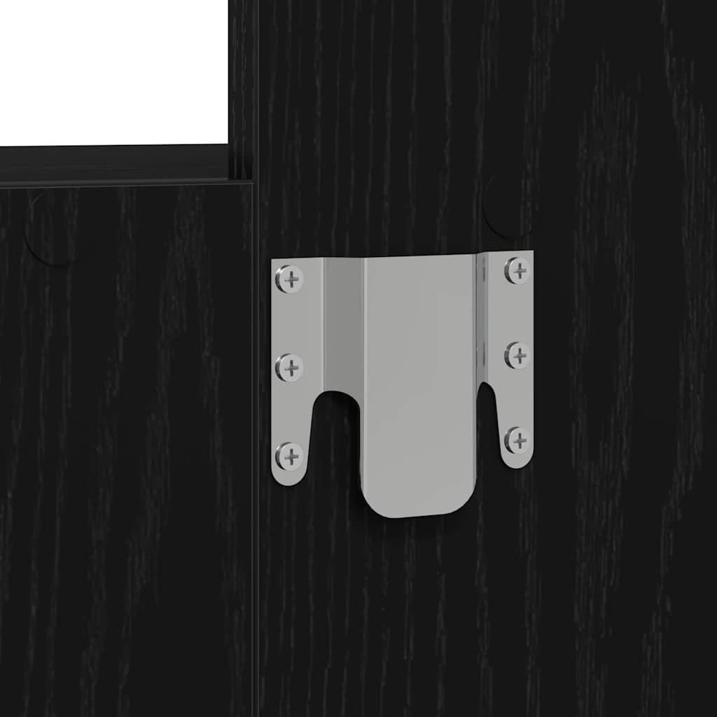 Schminktisch Schwarz 60 x 40 x 70 cm Holzwerkstoff
