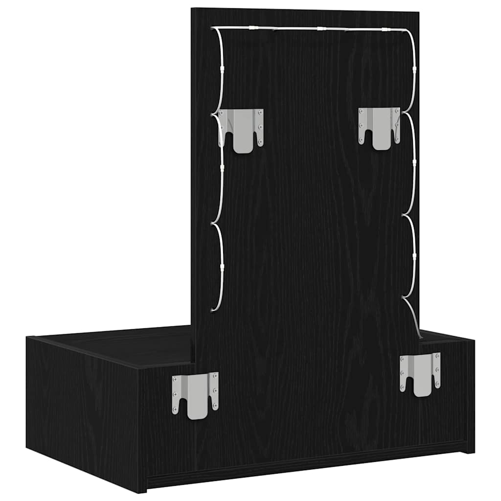 Schminktisch Schwarz 60 x 40 x 70 cm Holzwerkstoff