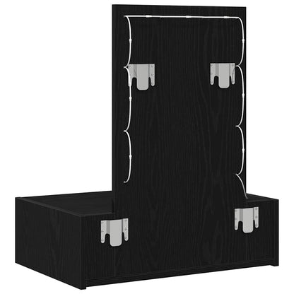 Schminktisch Schwarz 60 x 40 x 70 cm Holzwerkstoff