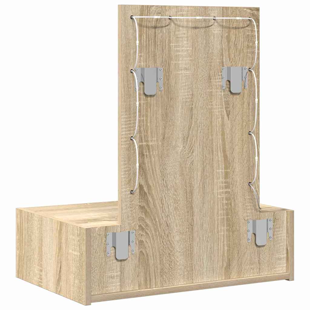 Schminktisch Braun 60 x 40 x 70 cm Holzwerkstoff