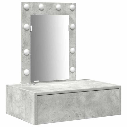 Schminktisch Grau 60 x 40 x 70 cm Holzwerkstoff