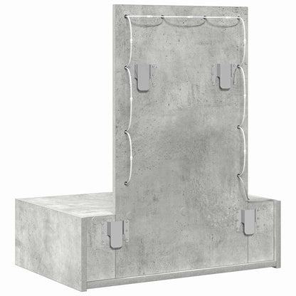 Schminktisch Grau 60 x 40 x 70 cm Holzwerkstoff