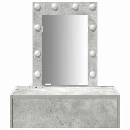 Schminktisch Grau 60 x 40 x 70 cm Holzwerkstoff