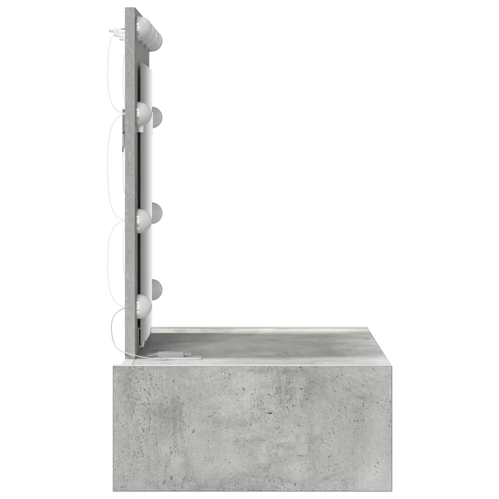 Schminktisch Grau 60 x 40 x 70 cm Holzwerkstoff