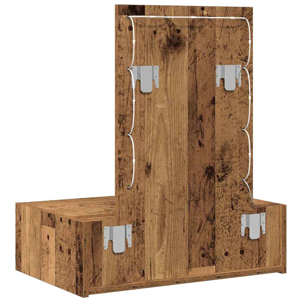 Schminktisch Braun 60 x 40 x 70 cm Holzwerkstoff