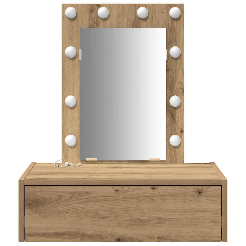Schminktisch Braun 60 x 40 x 70 cm Holzwerkstoff