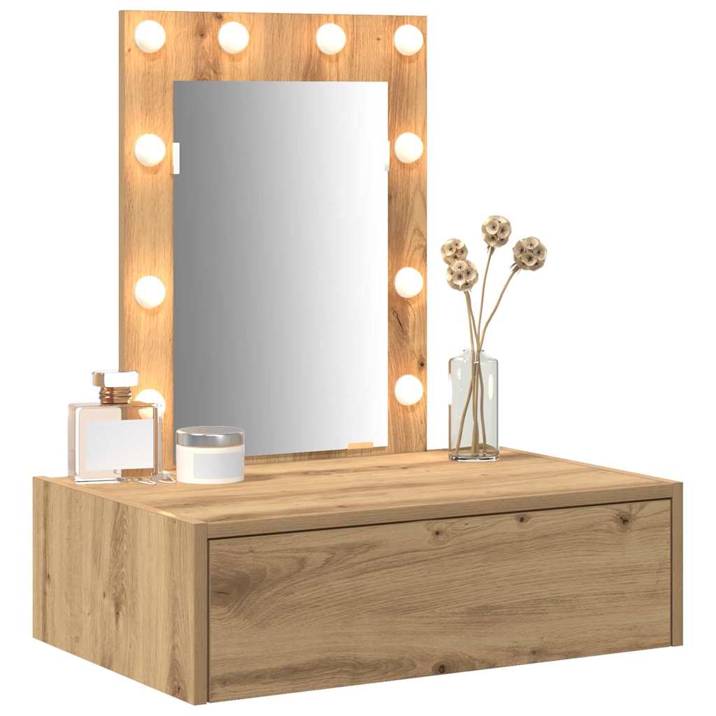Schminktisch Braun 60 x 40 x 70 cm Holzwerkstoff