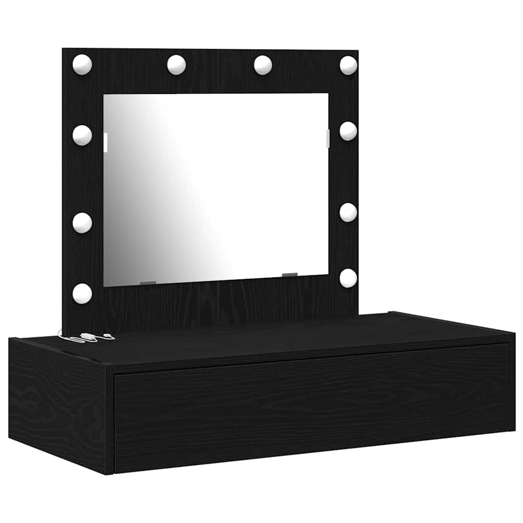 Schminktisch Schwarz 83 x 40 x 70 cm Holzwerkstoff