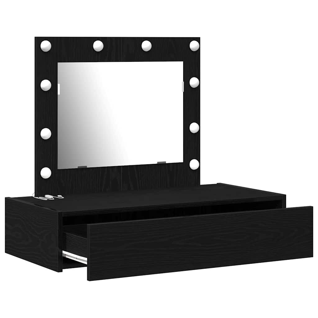 Schminktisch Schwarz 83 x 40 x 70 cm Holzwerkstoff