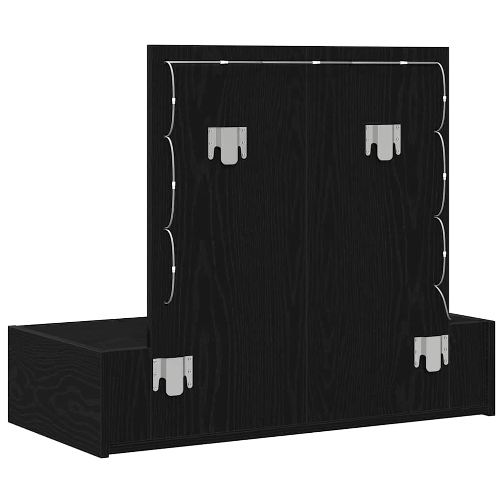 Schminktisch Schwarz 83 x 40 x 70 cm Holzwerkstoff