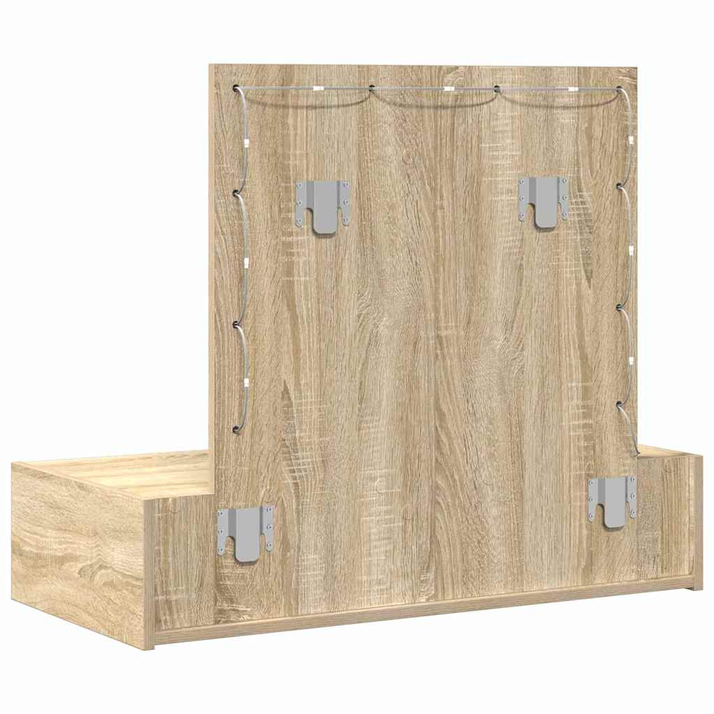 Schminktisch Braun 83 x 40 x 70 cm Holzwerkstoff