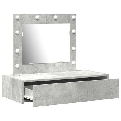Schminktisch Grau 83 x 40 x 70 cm Holzwerkstoff