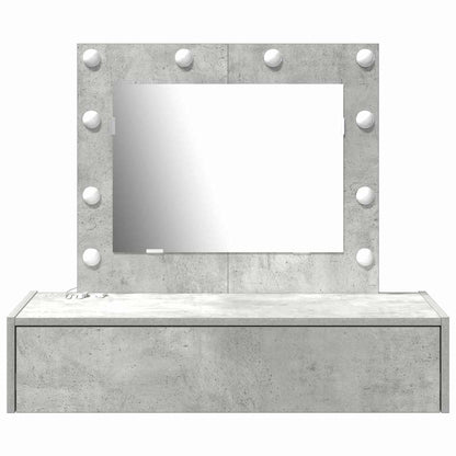 Schminktisch Grau 83 x 40 x 70 cm Holzwerkstoff