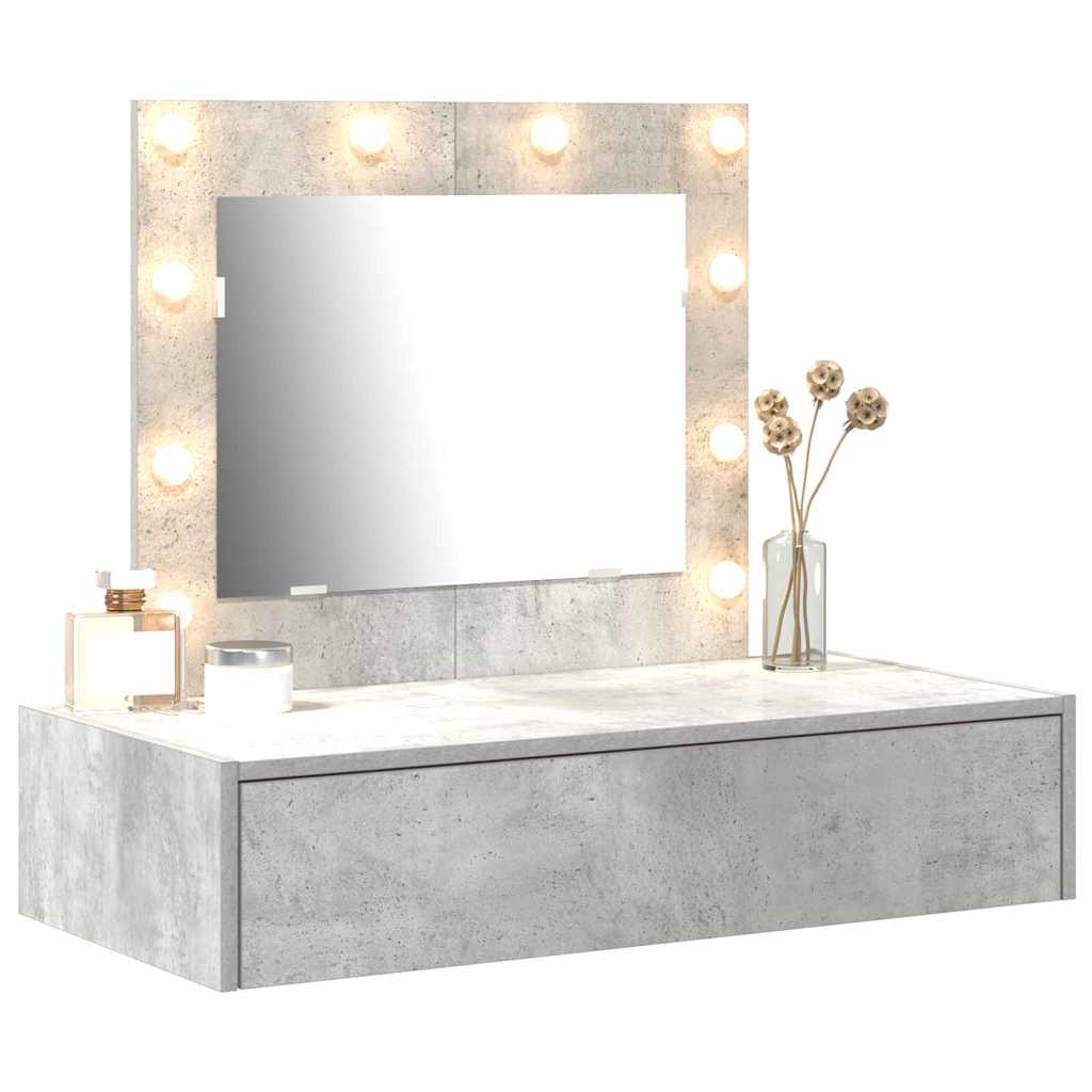Schminktisch Grau 83 x 40 x 70 cm Holzwerkstoff