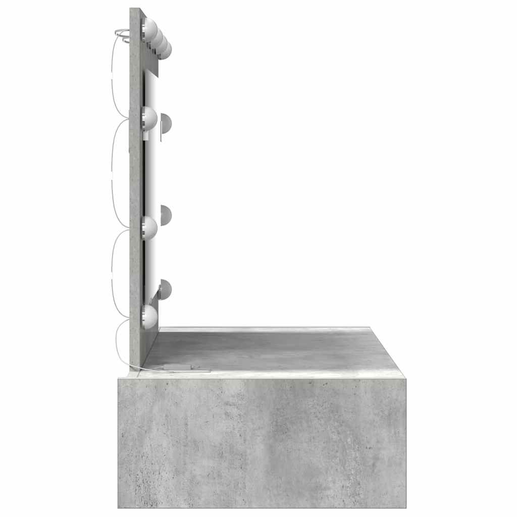 Schminktisch Grau 83 x 40 x 70 cm Holzwerkstoff