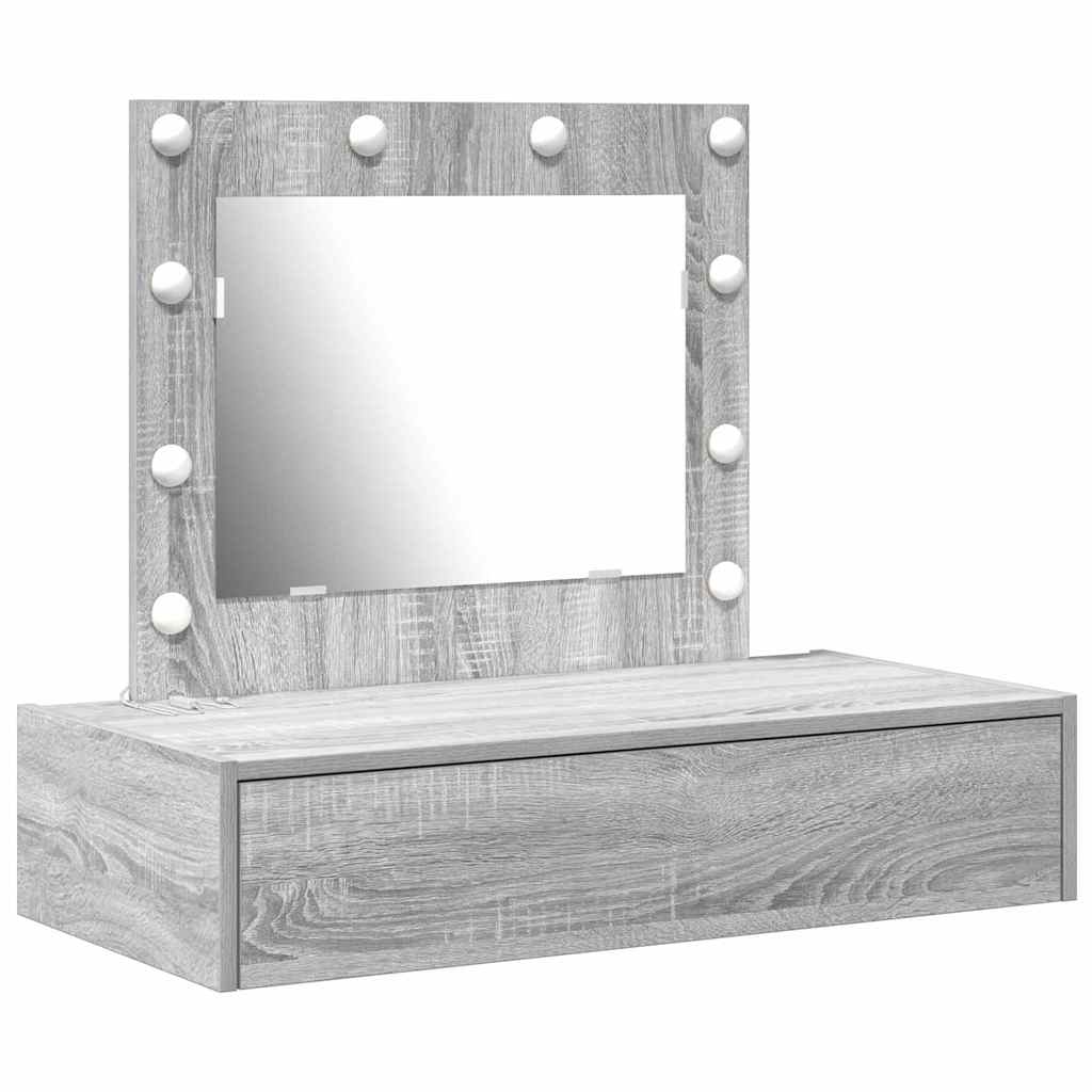 Schminktisch Grau 83 x 40 x 70 cm Holzwerkstoff