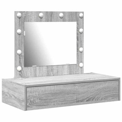 Schminktisch Grau 83 x 40 x 70 cm Holzwerkstoff