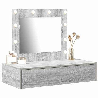 Schminktisch Grau 83 x 40 x 70 cm Holzwerkstoff