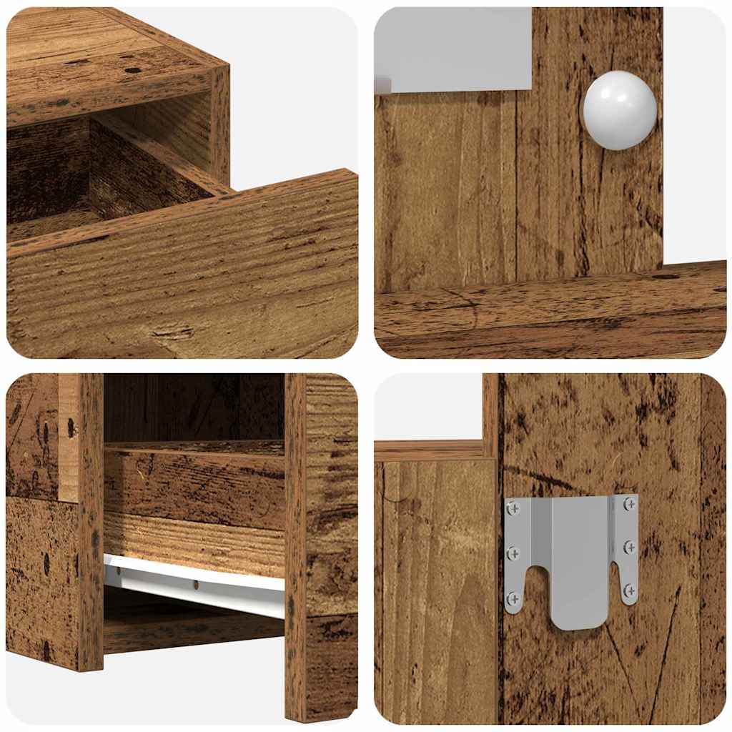 Schminktisch Braun 83 x 40 x 70 cm Holzwerkstoff