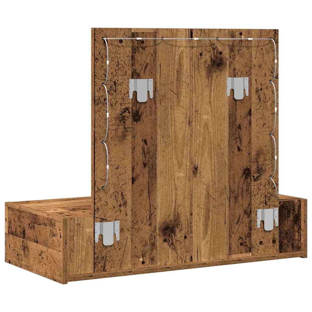 Schminktisch Braun 83 x 40 x 70 cm Holzwerkstoff