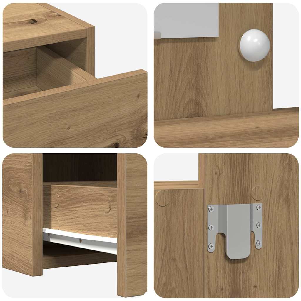 Schminktisch Braun 83 x 40 x 70 cm Holzwerkstoff
