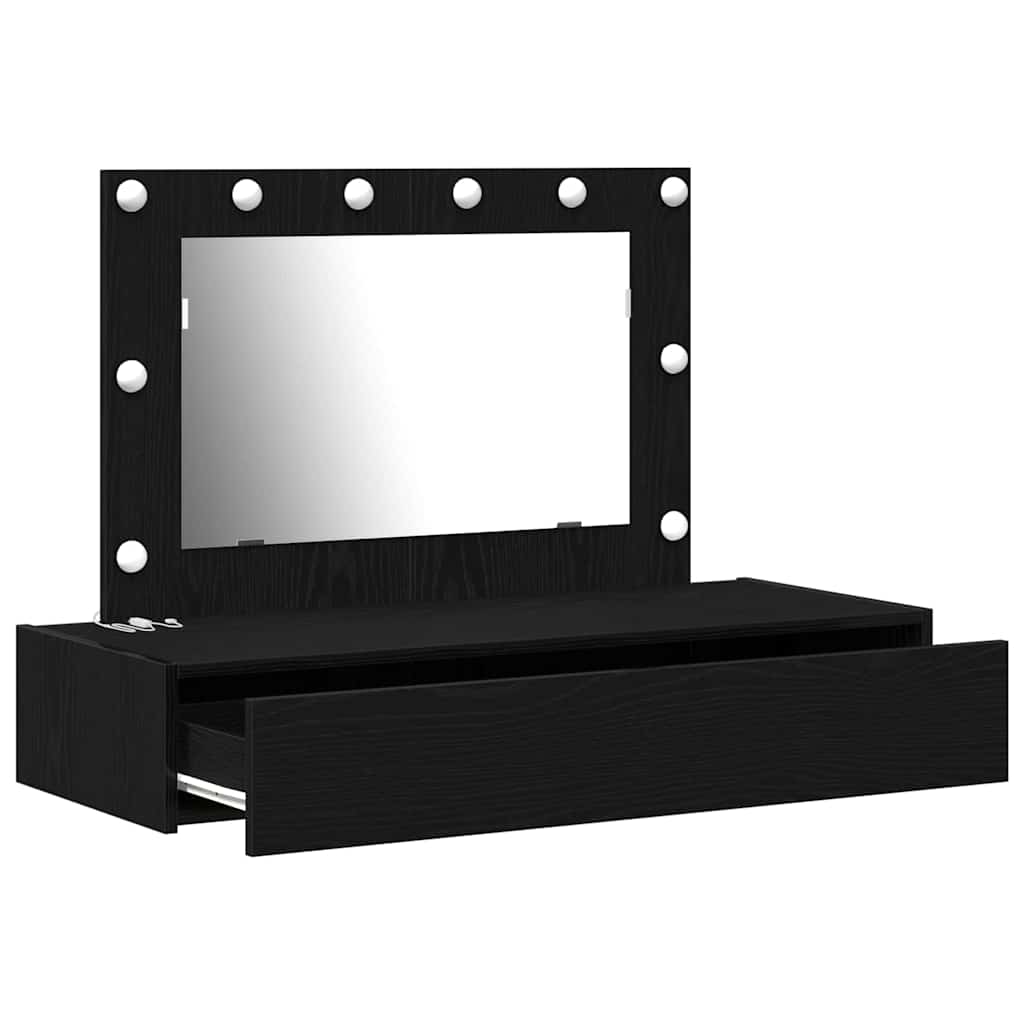 Schminktisch Schwarz 100 x 40 x 70 cm Holzwerkstoff