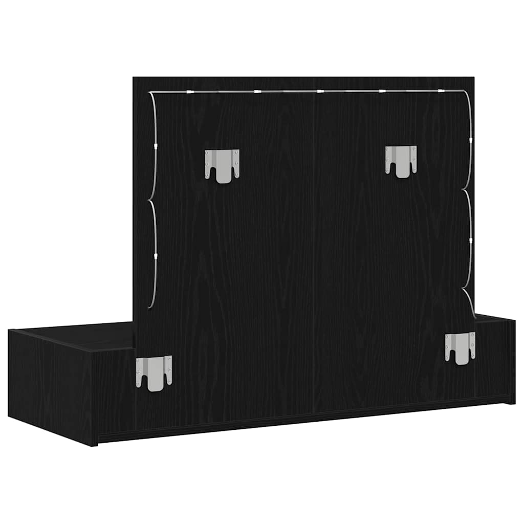 Schminktisch Schwarz 100 x 40 x 70 cm Holzwerkstoff