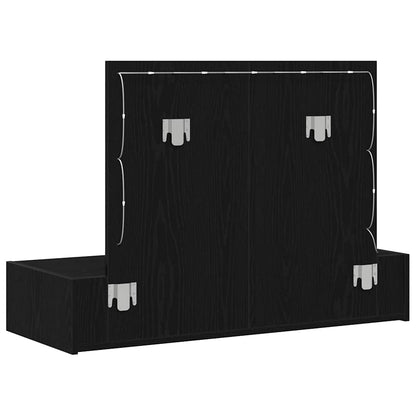 Schminktisch Schwarz 100 x 40 x 70 cm Holzwerkstoff