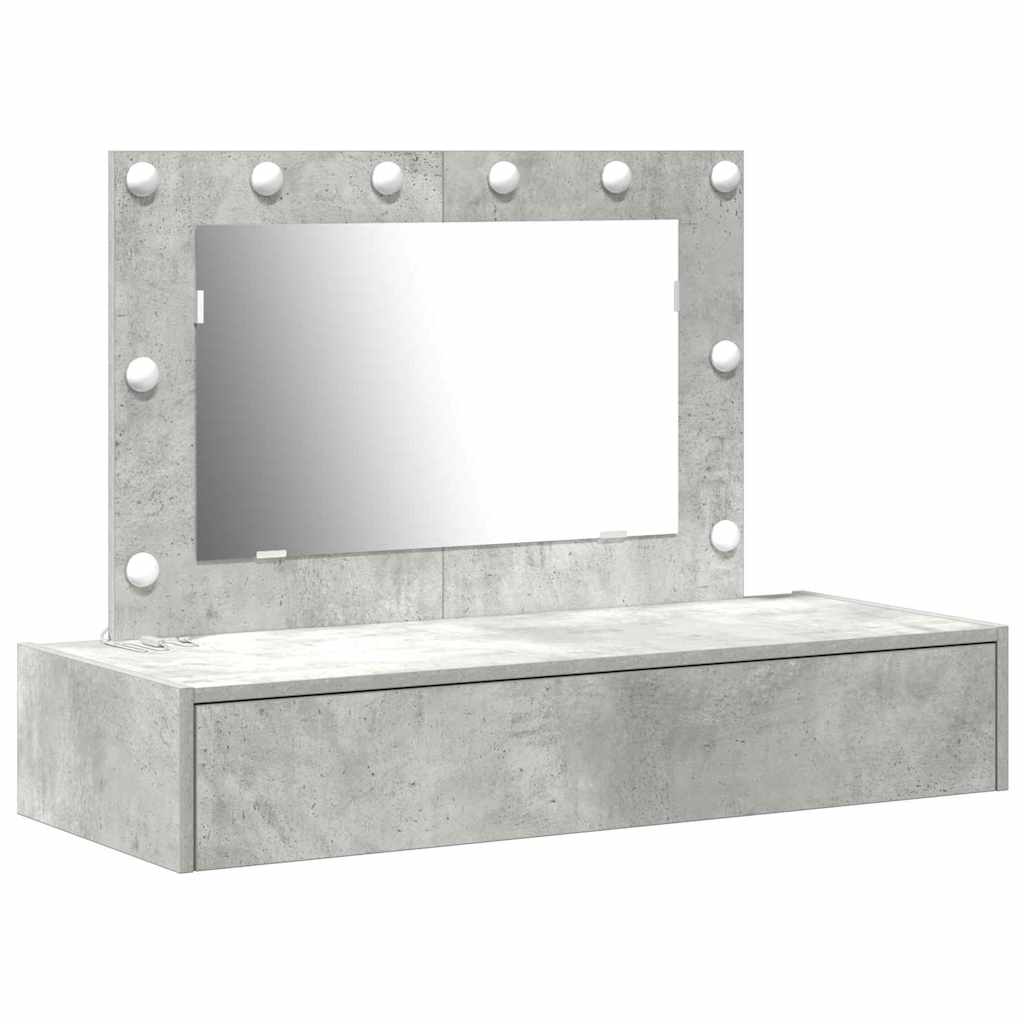 Schminktisch Grau 100 x 40 x 70 cm Holzwerkstoff