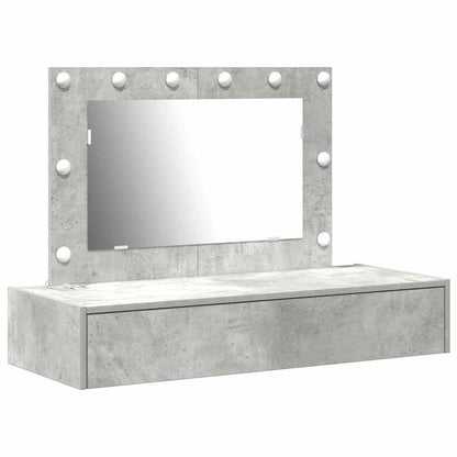 Schminktisch Grau 100 x 40 x 70 cm Holzwerkstoff