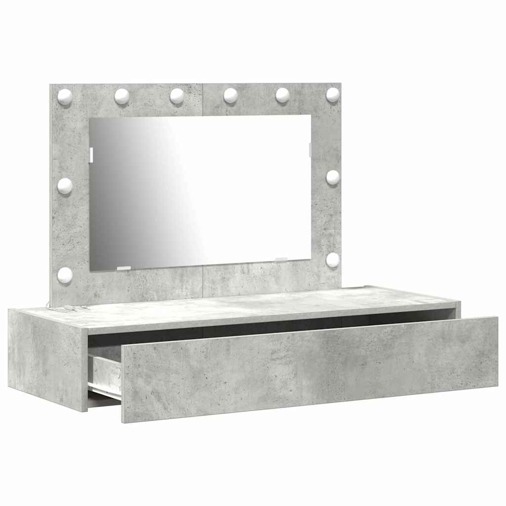 Schminktisch Grau 100 x 40 x 70 cm Holzwerkstoff