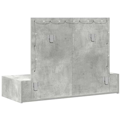 Schminktisch Grau 100 x 40 x 70 cm Holzwerkstoff