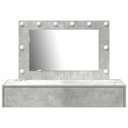 Schminktisch Grau 100 x 40 x 70 cm Holzwerkstoff
