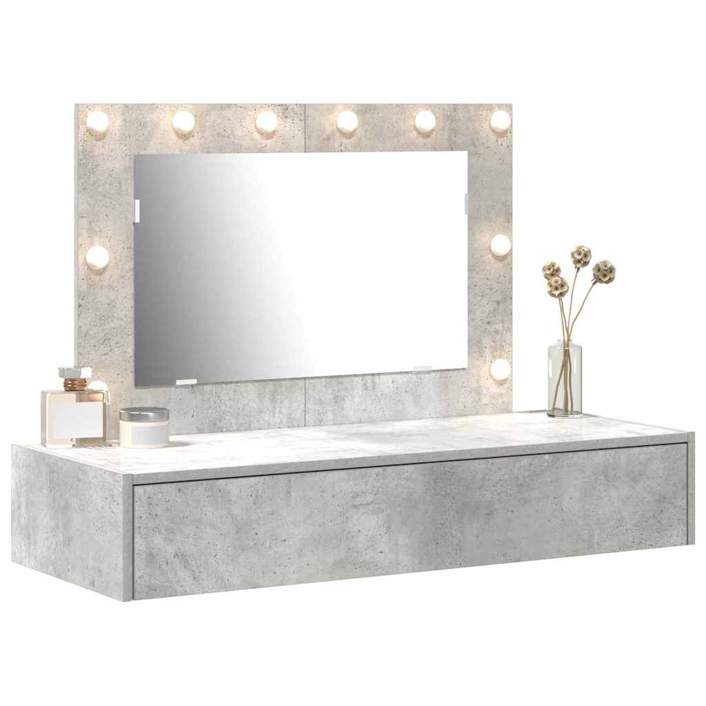 Schminktisch Grau 100 x 40 x 70 cm Holzwerkstoff