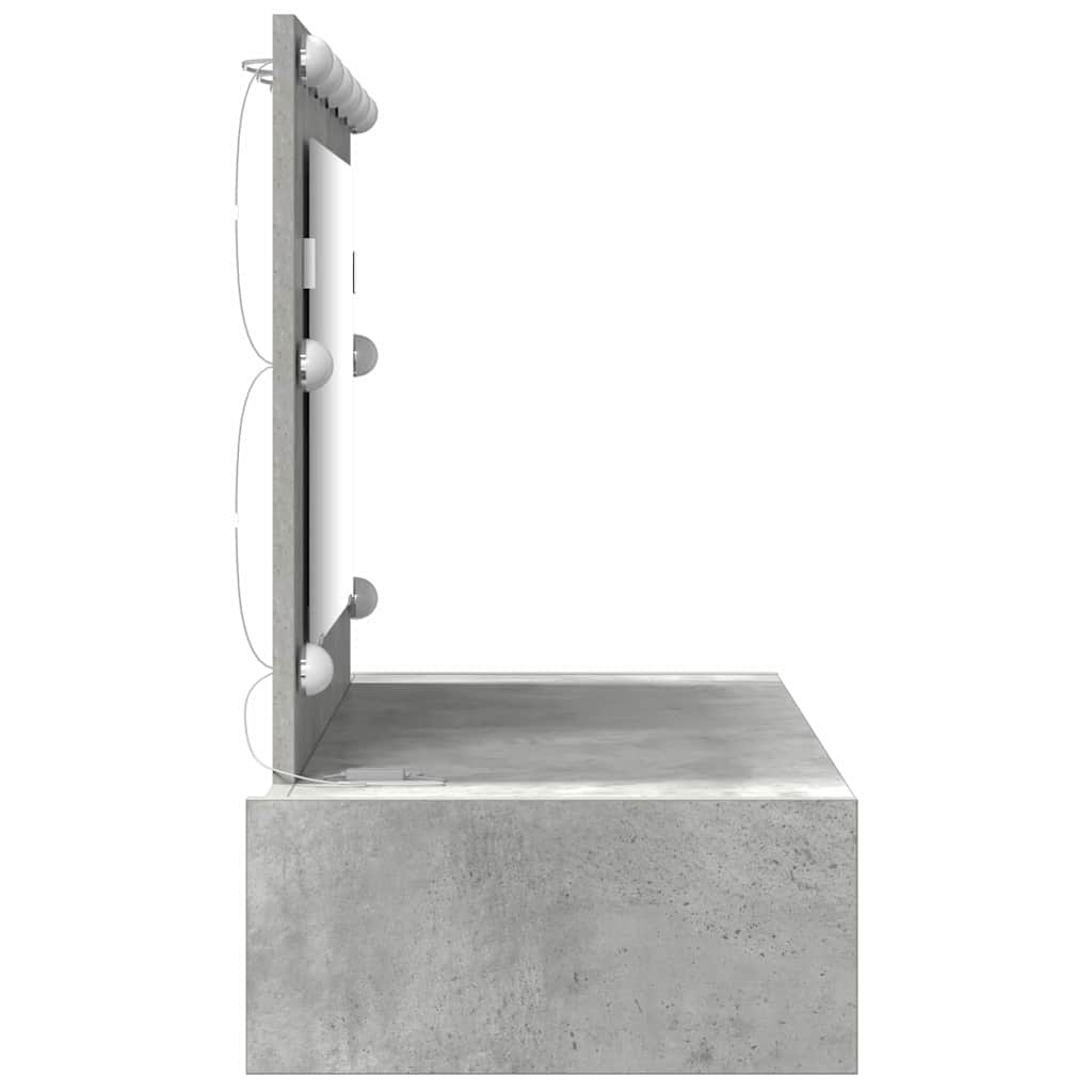 Schminktisch Grau 100 x 40 x 70 cm Holzwerkstoff