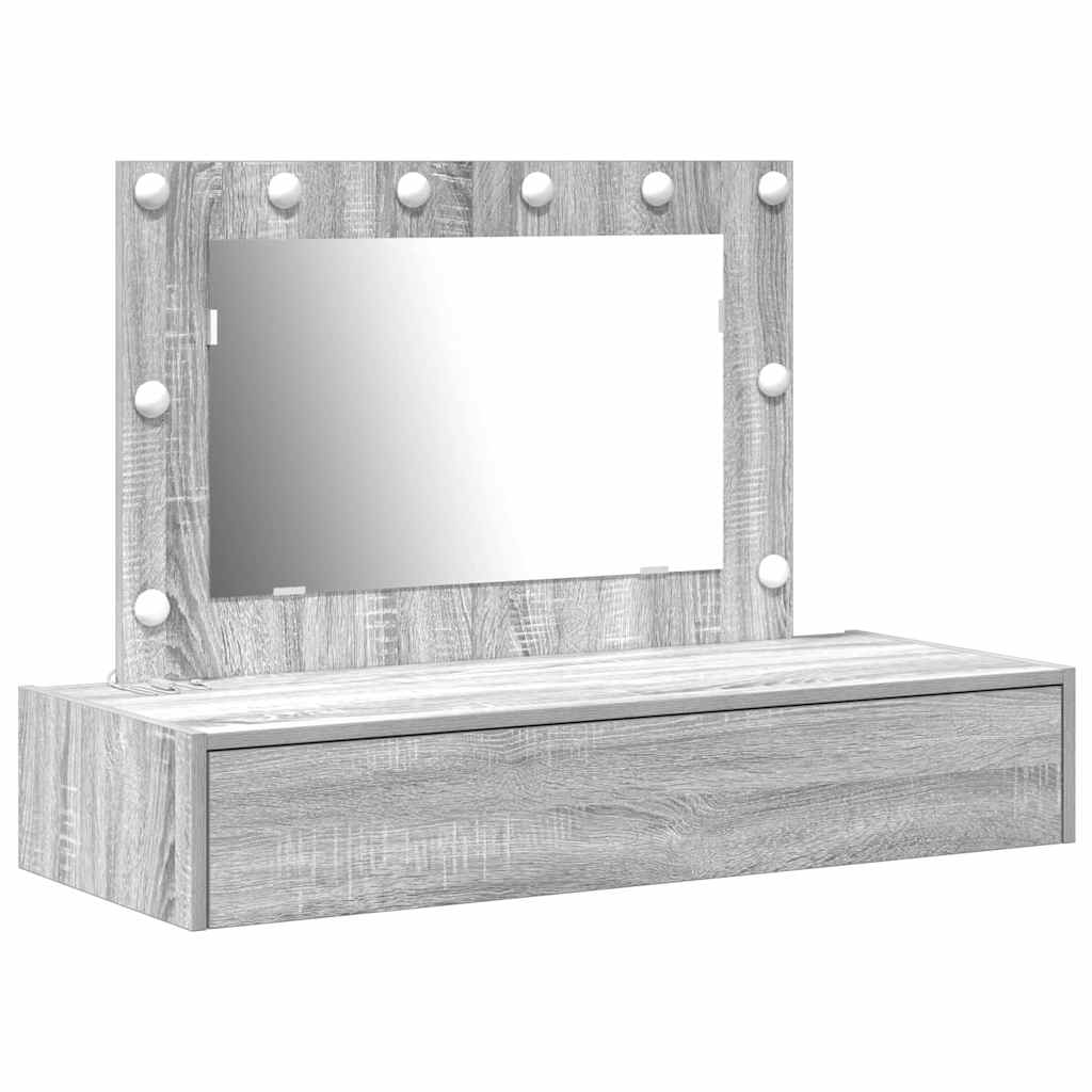 Schminktisch Grau 100 x 40 x 70 cm Holzwerkstoff