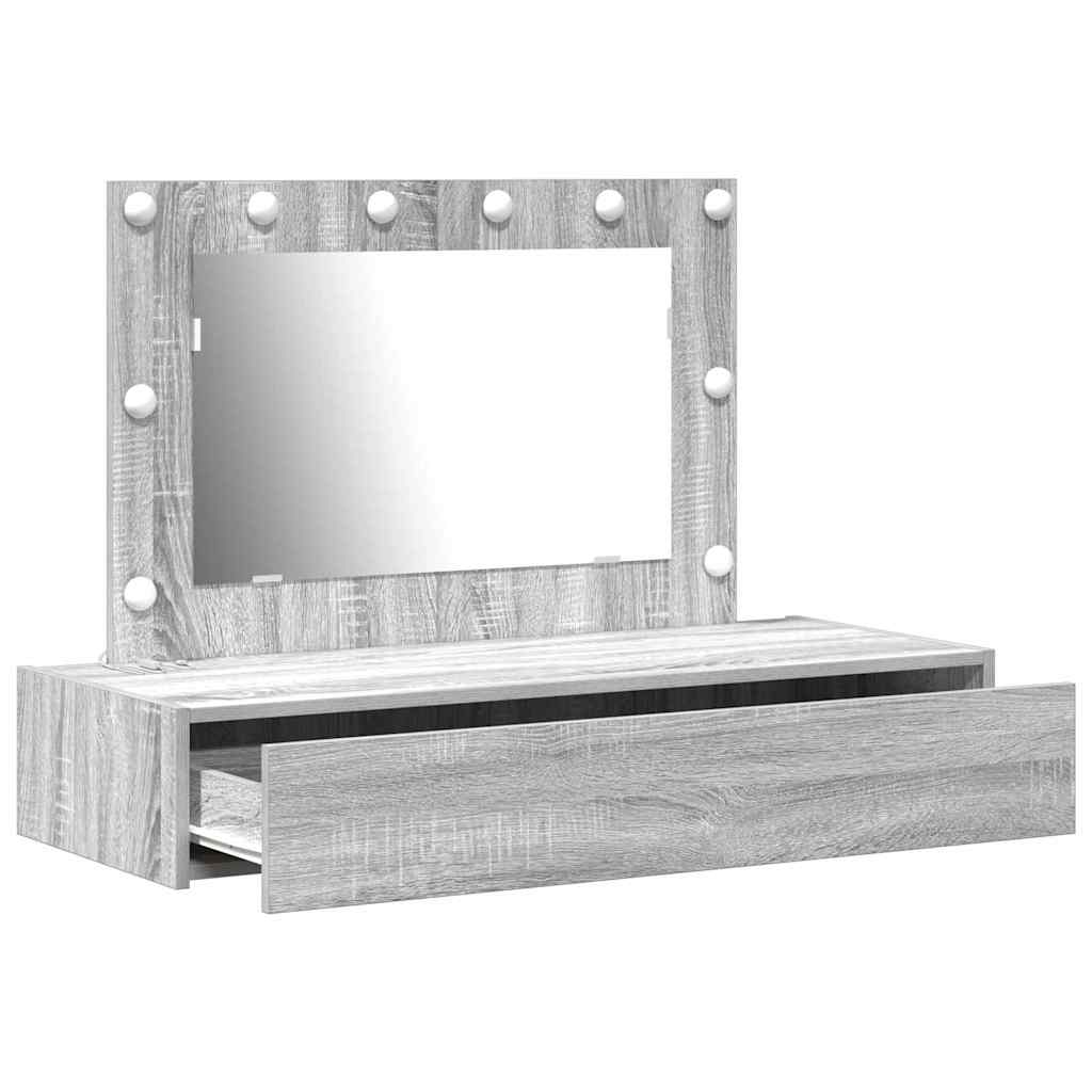 Schminktisch Grau 100 x 40 x 70 cm Holzwerkstoff