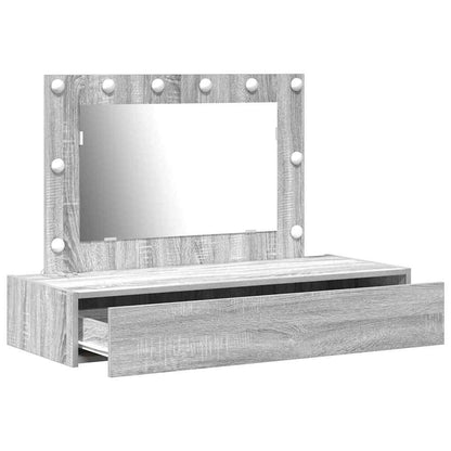 Schminktisch Grau 100 x 40 x 70 cm Holzwerkstoff