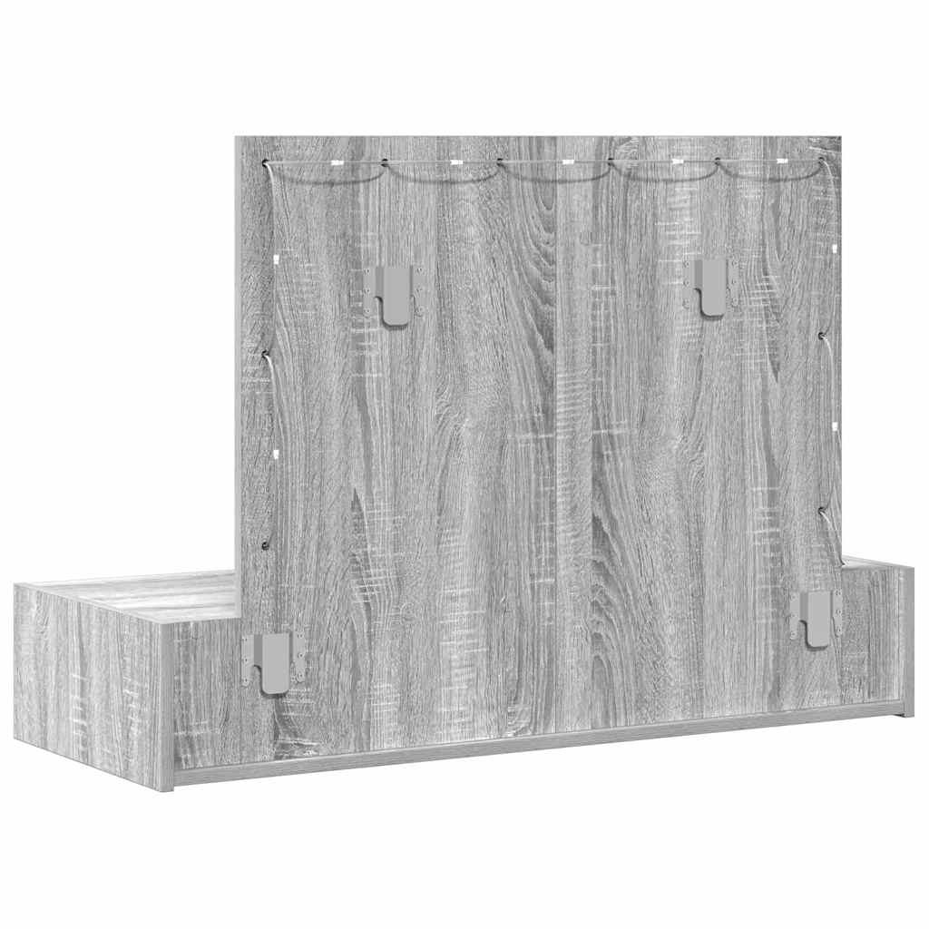 Schminktisch Grau 100 x 40 x 70 cm Holzwerkstoff
