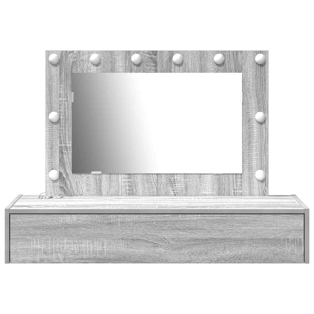 Schminktisch Grau 100 x 40 x 70 cm Holzwerkstoff