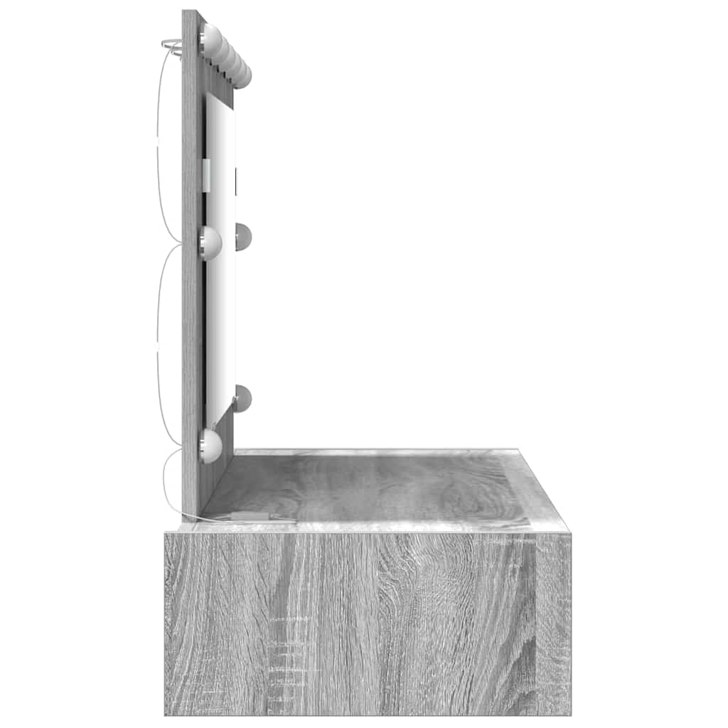 Schminktisch Grau 100 x 40 x 70 cm Holzwerkstoff