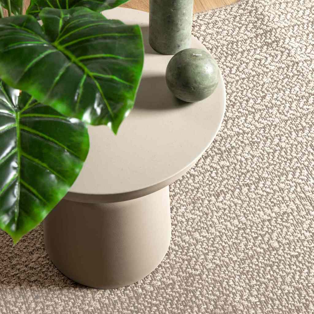 Teppich ZIZUR Creme 200 x 140 cm Polypropylen