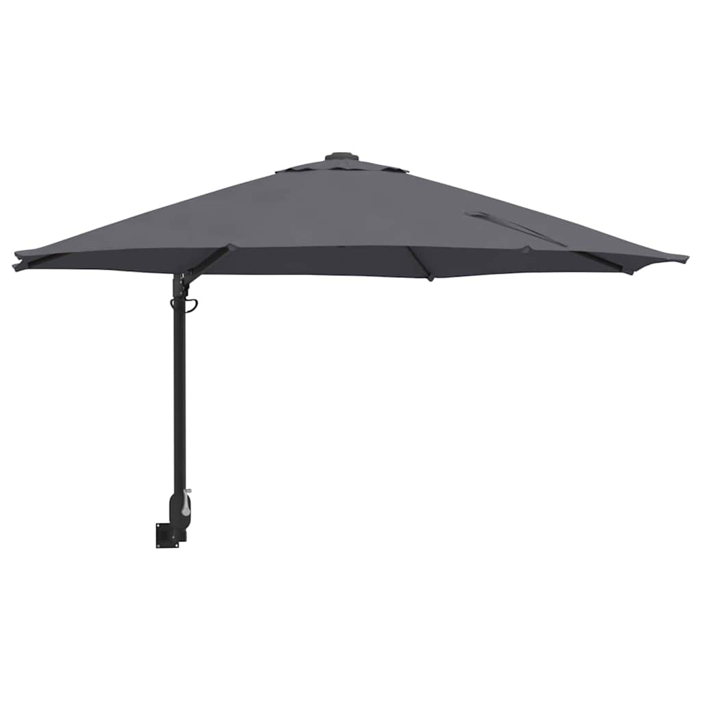 Garten-Sonnenschirm Anthrazit 248 x 248 x 148 cm