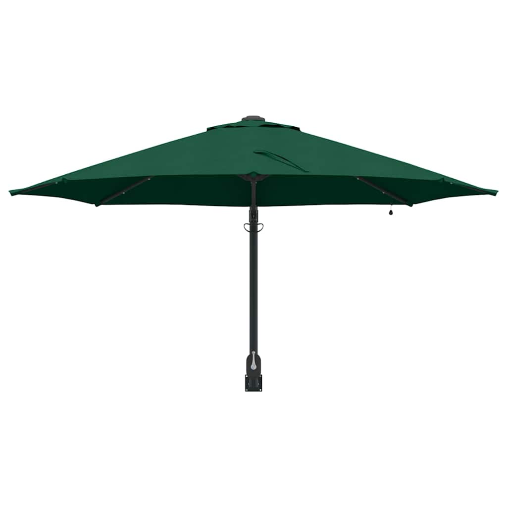 Garten-Sonnenschirm Grün 248 x 248 x 148 cm Polyester und Stahl